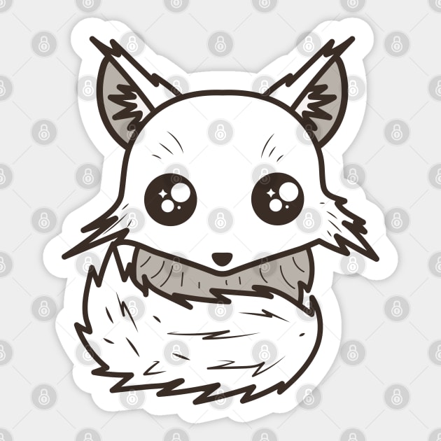 Crystal Space Fox Sticker by fashionsforfans